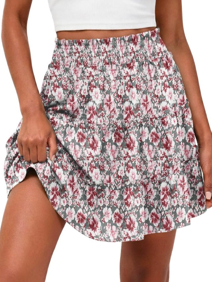 Zelina Ruffle Tiered Skorts