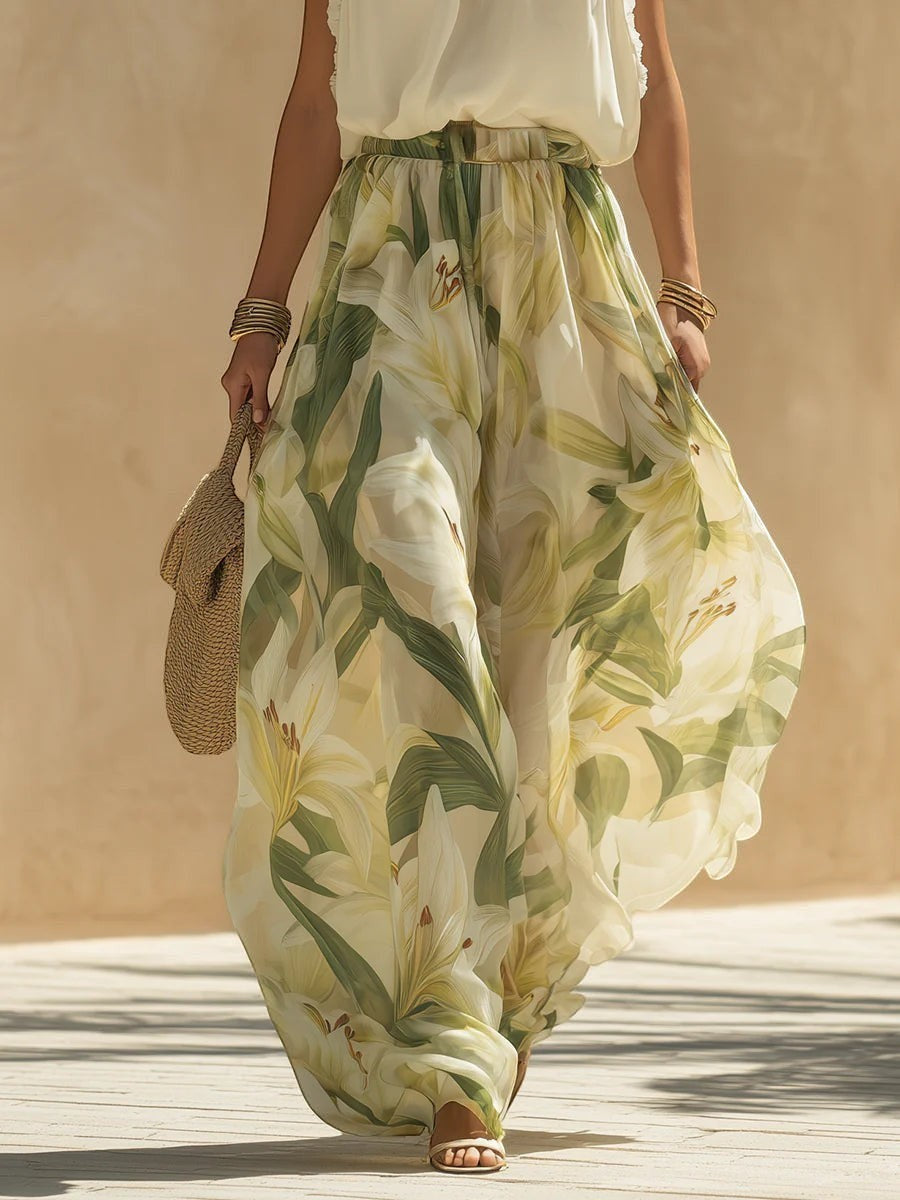 ALESSANDRA | SLEEVELESS TOP WITH TROUSERS