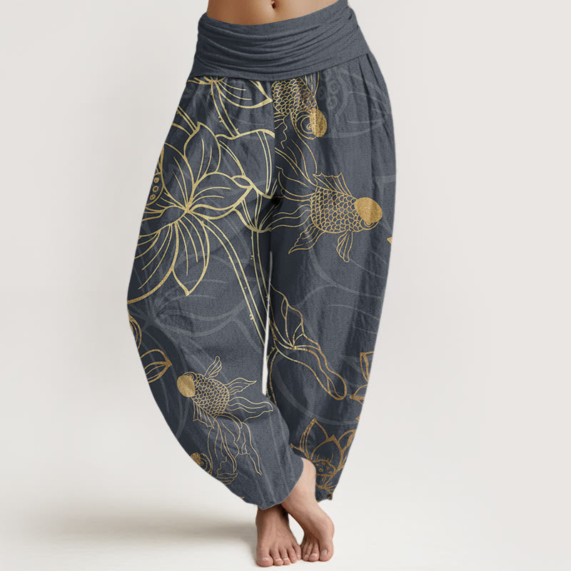 Zenira Flow Cotton Harem Pants