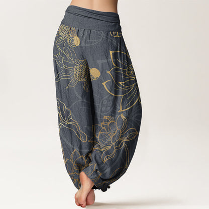 Zenira Flow Cotton Harem Pants