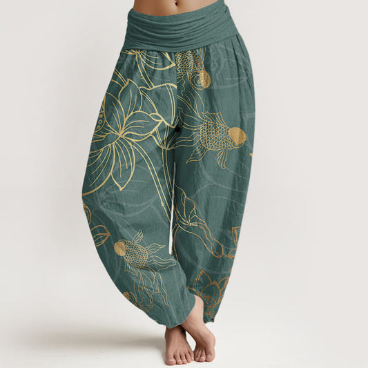Zenira Flow Cotton Harem Pants