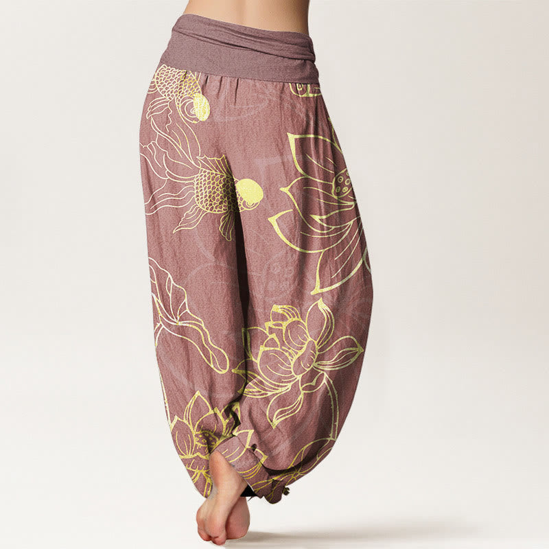 Zenira Flow Cotton Harem Pants