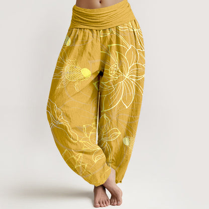 Zenira Flow Cotton Harem Pants
