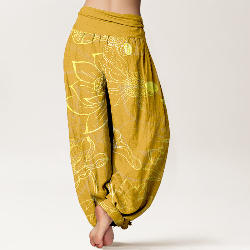 Zenira Flow Cotton Harem Pants