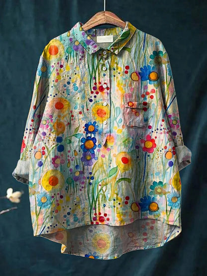 CLAUDINE™ - Serene Art Shirt