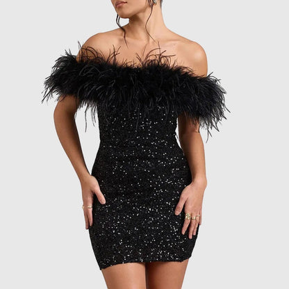 ADRIANA | OFF-SHOULDER DRESS