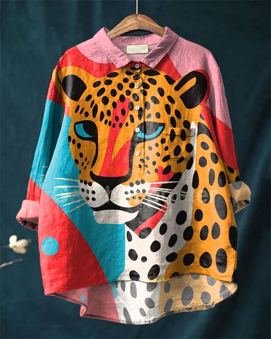 QUINN™ - Leopard Art Shirt