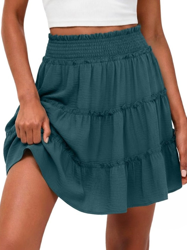 Zelina Ruffle Tiered Skorts