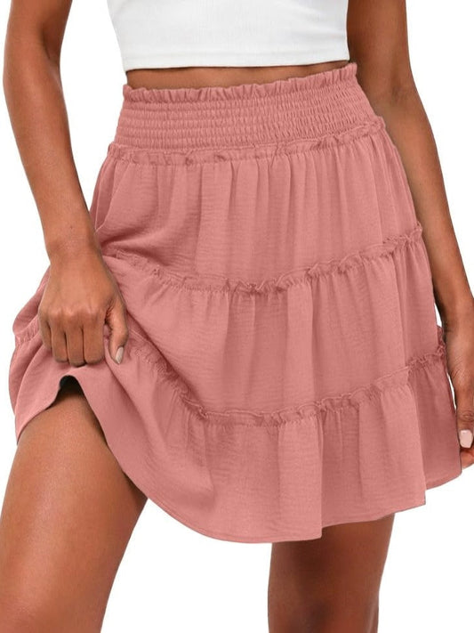 Zelina Ruffle Tiered Skorts