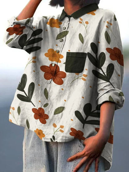 ELEANOR™ - Elegant Plant Art Shirt