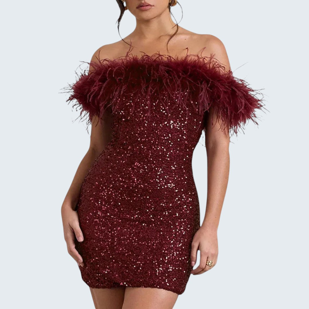 ADRIANA | OFF-SHOULDER DRESS