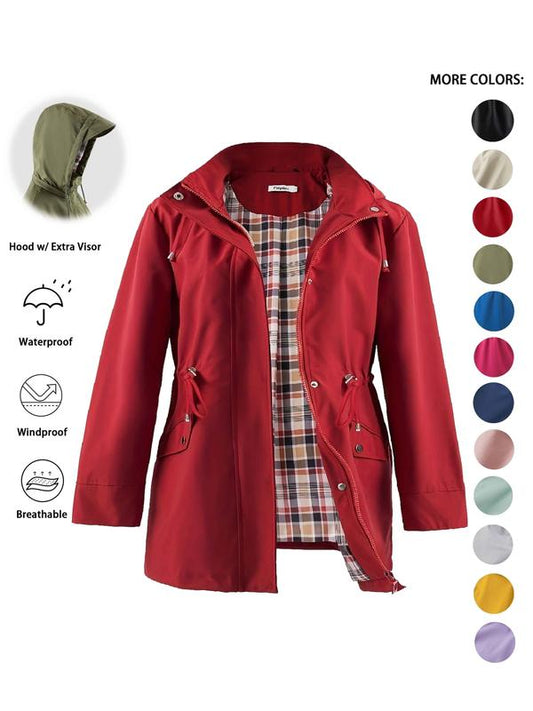 DENA™ - Lightweight Hooded Trench Coat for Casual Outings