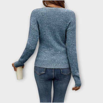 Amaya Soft Wrap Knit Top