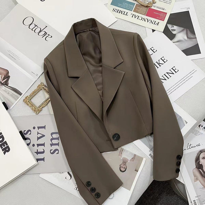 CORALIE™ - Sophisticated Cropped Blazer