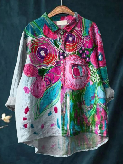 CLAUDINE™ - Serene Art Shirt