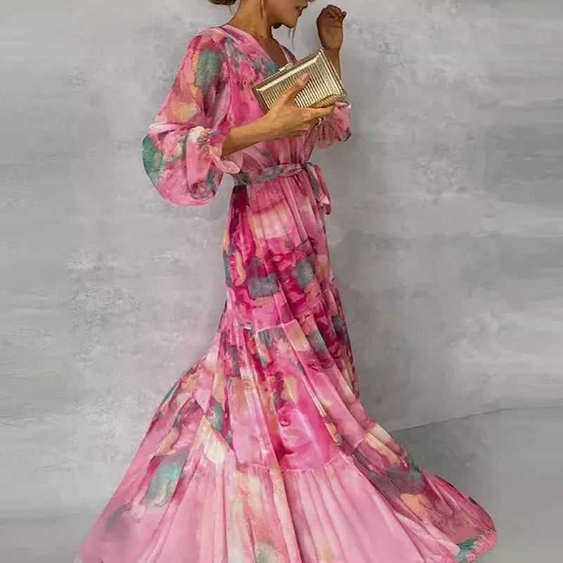 SOPHIE | ELEGANT FLORAL DRESS
