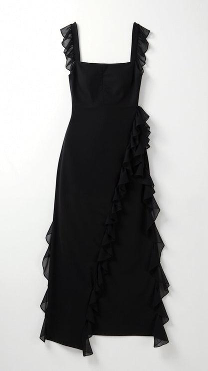SOLANDRA | RUFFLE DRESS
