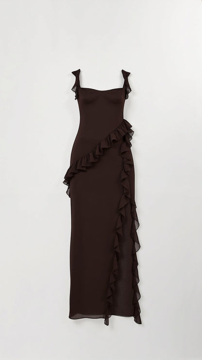 SOLANDRA | RUFFLE DRESS
