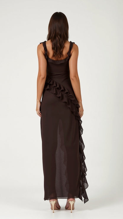 SOLANDRA | RUFFLE DRESS