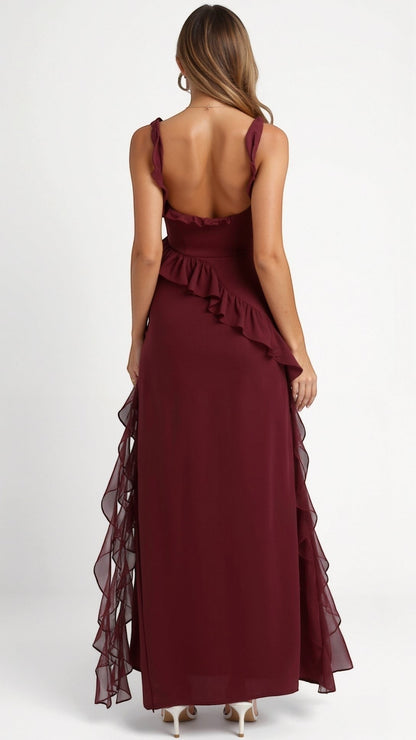 SOLANDRA | RUFFLE DRESS