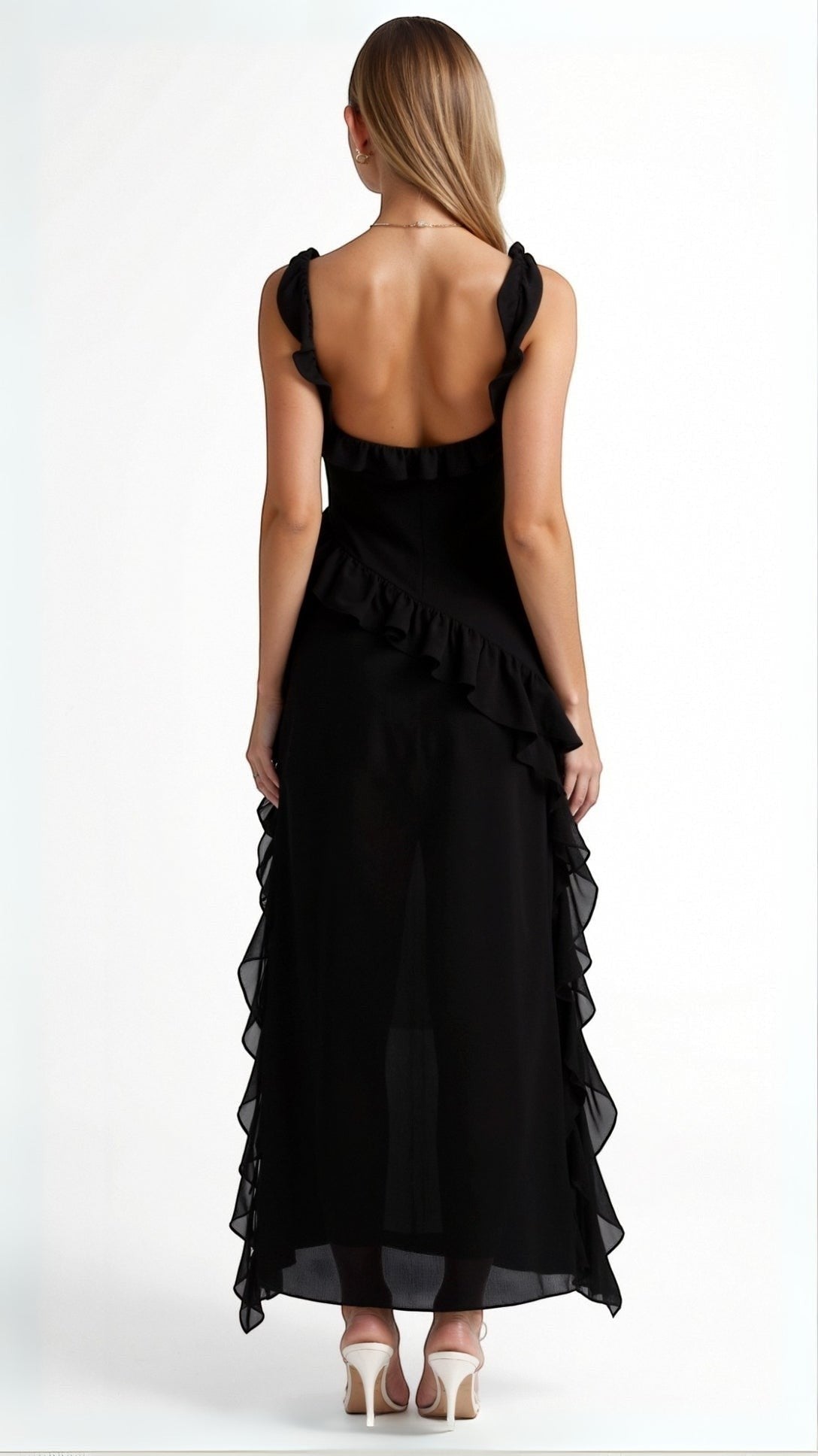 SOLANDRA | RUFFLE DRESS