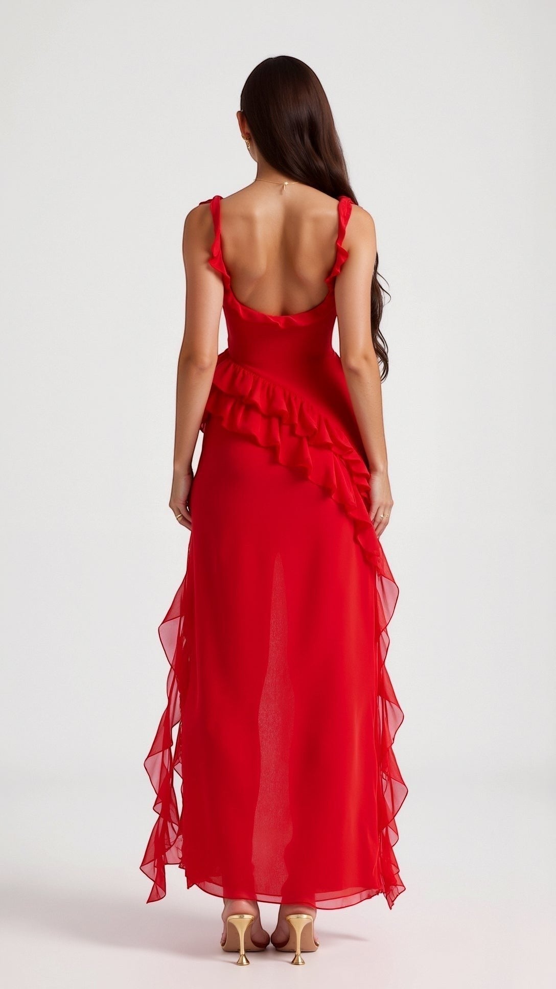 SOLANDRA | RUFFLE DRESS