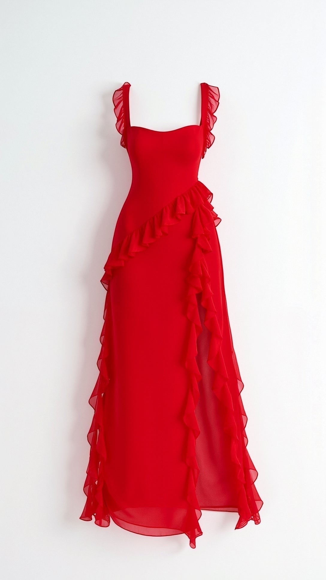 SOLANDRA | RUFFLE DRESS