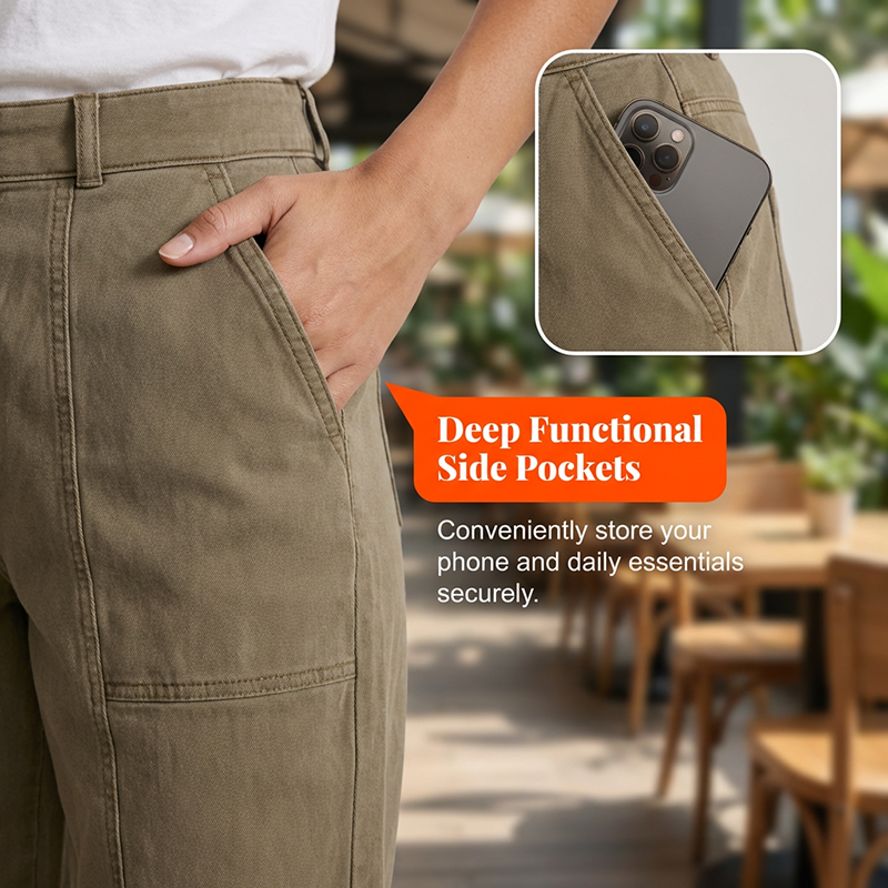Zerina Utility Tapered Pants